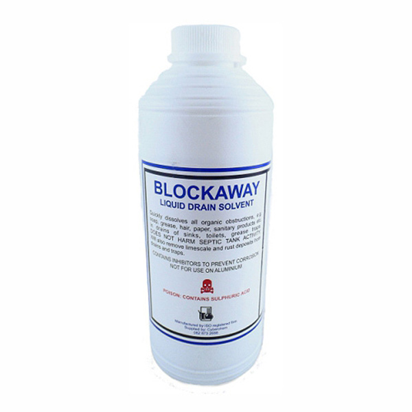 BLOCKAWAY LIQUID DRAIN SOLVENT 1L BLOCKAWAY LIQUID DRAIN SOLVENT 1L
