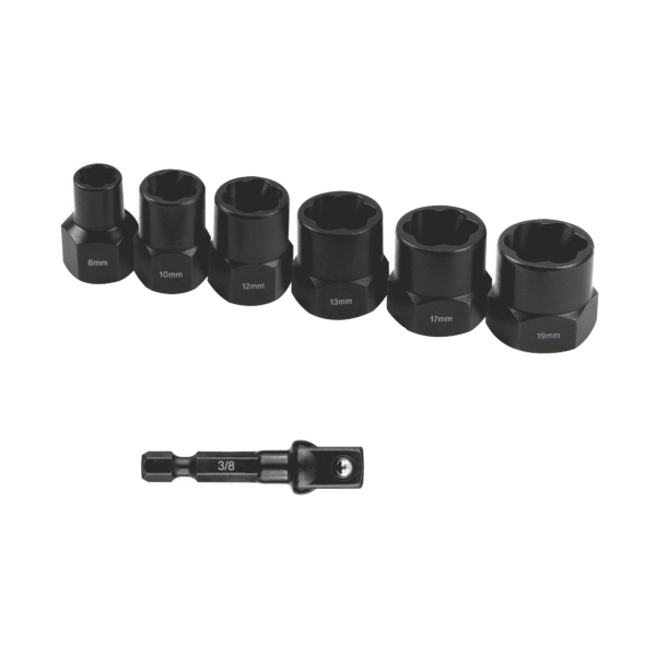 BOLT EXTRACT SET 7PC TORK CRAFT BOLT EXTRACT SET 7PC TORK CRAFT