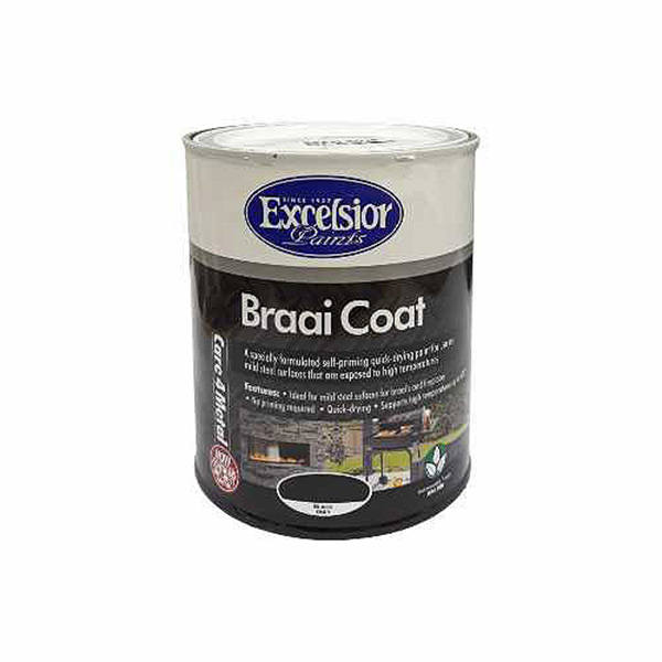 BRAAI COAT BLACK 1LT EXCELSIOR BRAAI COAT BLACK 1LT EXCELSIOR