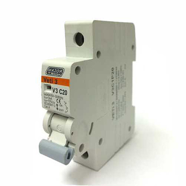 BREAKER 3KA 20A 18MM VETI BREAKER 3KA 20A 18MM VETI