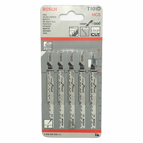 Jigsaw bld wood/plast 60mm 5p Jigsaw bld wood/plast 60mm 5p