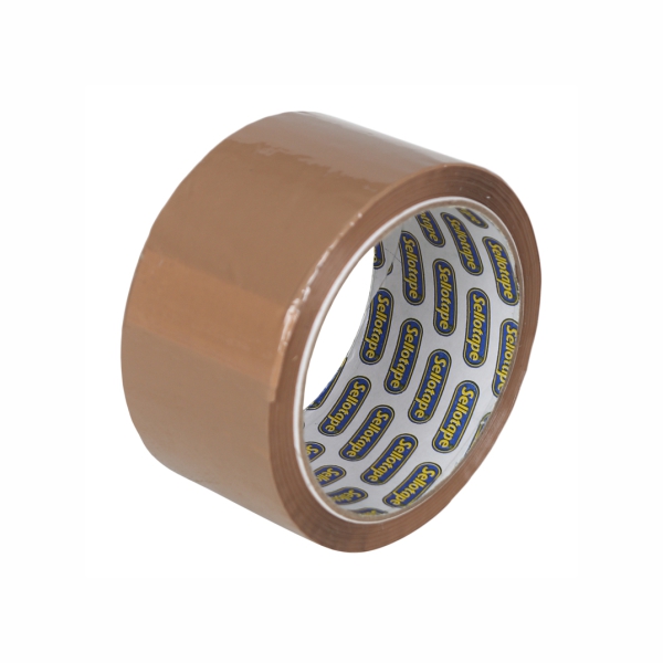 Buff tape brown 48x50m sello Buff tape brown 48x50m sello