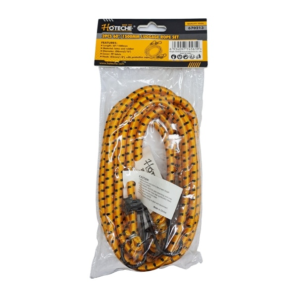 BUNGEE CORD 2PCS 06X1500MM BUNGEE CORD 2PCS 06X1500MM