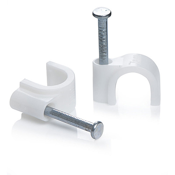 CABLE CLIPS 5-6MM ROUND 25PC CABLE CLIPS 5-6MM ROUND 25PC