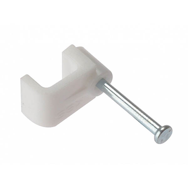 CABLE CLIPS 5-6MM FLAT 100PC CABLE CLIPS 5-6MM FLAT 100PC