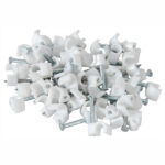 CABLE CLIPS 5-6MM FLAT 25PC CABLE CLIPS 5-6MM FLAT 25PC