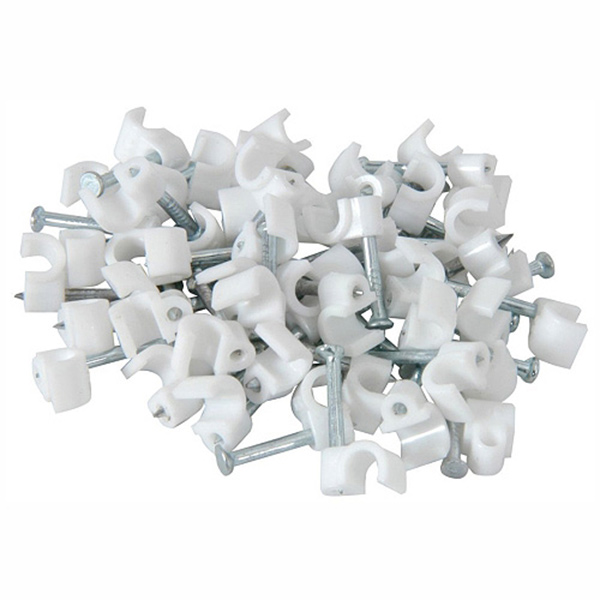 CABLE CLIPS 5-6MM FLAT 25PC CABLE CLIPS 5-6MM FLAT 25PC