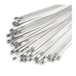 CABLE TIE 200X8 100PC S/STEEL