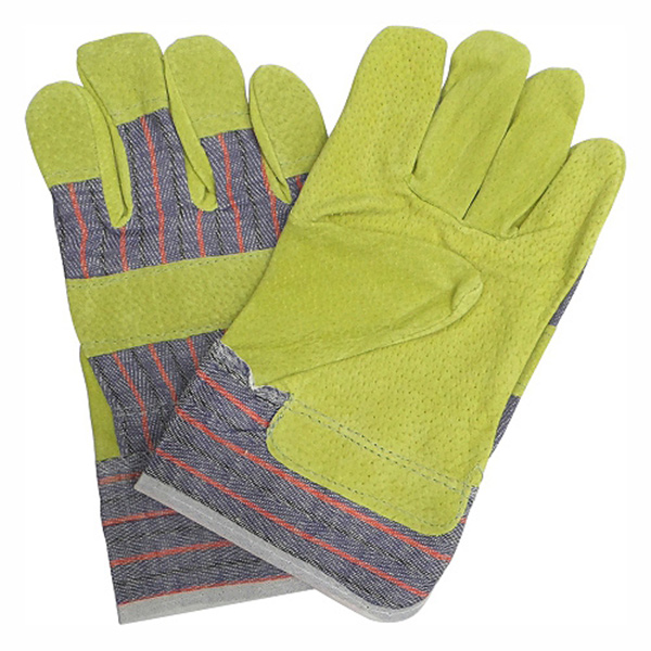 C/ST GL PIGSKIN YEL PALM BL CUFF C/ST GL PIGSKIN YEL PALM BL CUFF