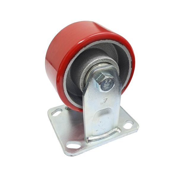 100MM C/IRON CAST URETHANE FIXED