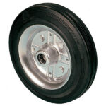 RUBBER WHEEL METAL CENTRE 250MM