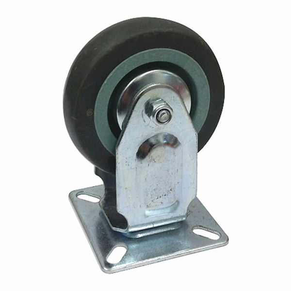 75MM FIXED RUBBER CASTOR 75MM FIXED RUBBER CASTOR