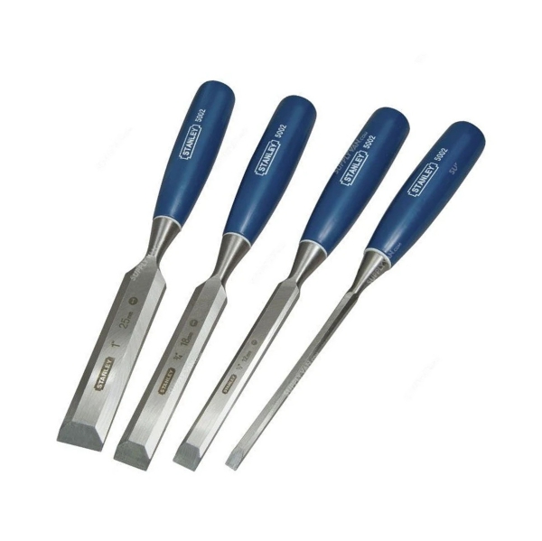 STANLEY CHISEL SET 4PC 6.12.18.25 STANLEY CHISEL SET 4PC 6.12.18.25