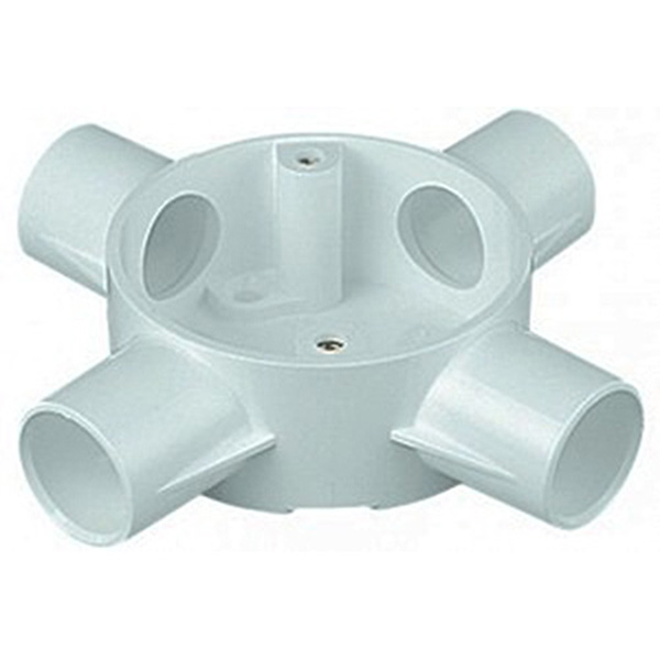 Conduit box pvc 20mm 4way Conduit box pvc 20mm 4way