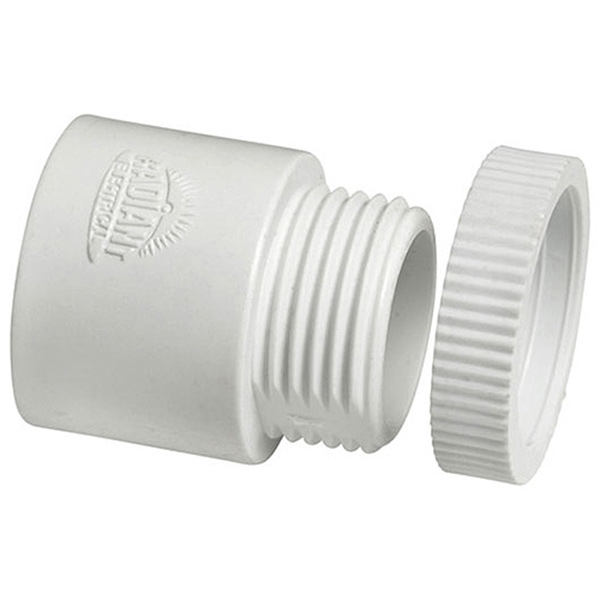 CONDUIT MALE ADAP 20MM 2PC CONDUIT MALE ADAP 20MM 2PC