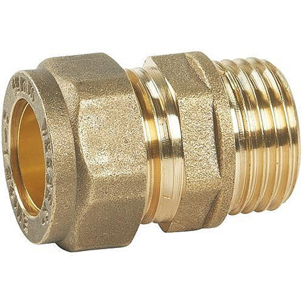 COUPLER 15MM COMP TO 1/2" MI COUPLER 15MM COMP TO 1/2" MI