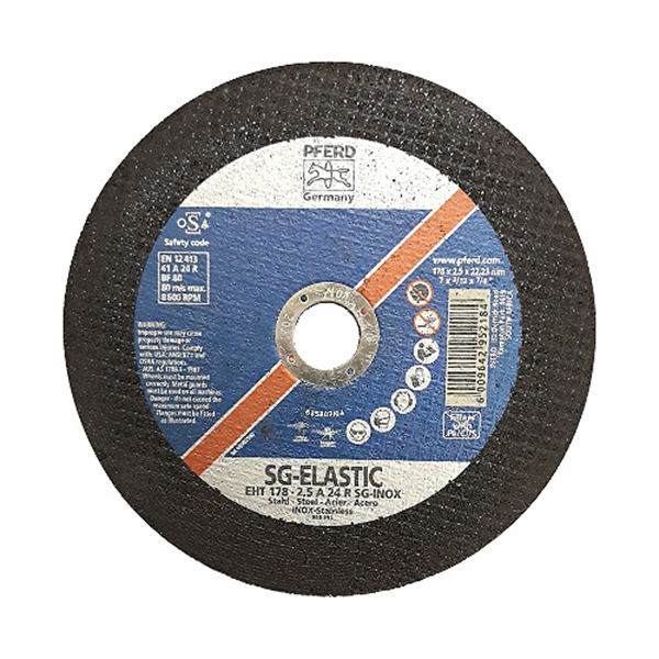 CUT DISC INOX 180-2.5 PFERD CUT DISC INOX 180-2.5 PFERD