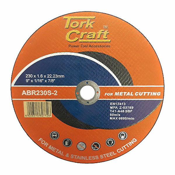 Cut disc inox 230-1.6 22.2 t/c Cut disc inox 230-1.6 22.2 t/c