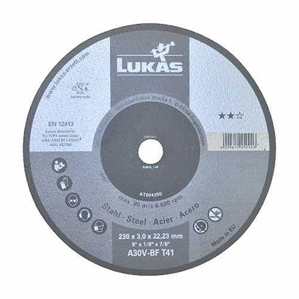 CUT DISC STEEL 230-3.0 A30 LUKAS CUT DISC STEEL 230-3.0 A30 LUKAS