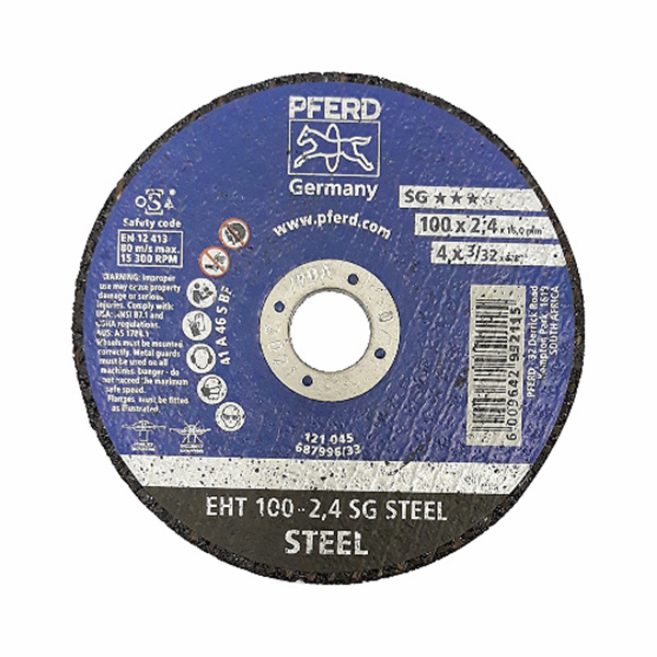 CUT DISC STEEL 100-2 PFERD CUT DISC STEEL 100-2 PFERD