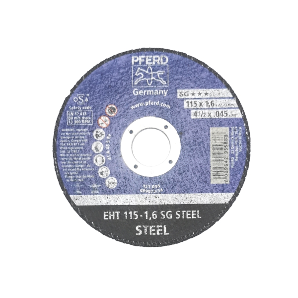 CUT DISC STEEL 115-1.6 PFERD CUT DISC STEEL 115-1.6 PFERD