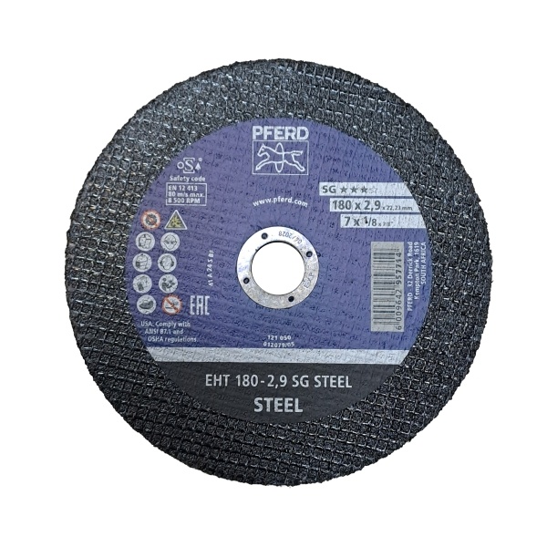 CUT DISC STEEL 180-2.9 PFERD CUT DISC STEEL 180-2.9 PFERD