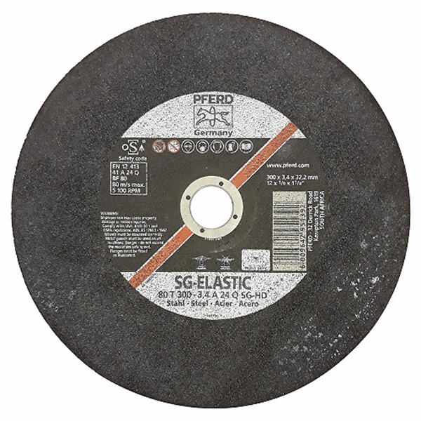 CUT DISC STEEL 300-3.4-32.2 PFERD CUT DISC STEEL 300-3.4-32.2 PFERD