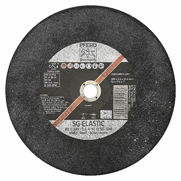 CUT DISC STEEL 300-3.6-25.4 PFERD CUT DISC STEEL 300-3.6-25.4 PFERD