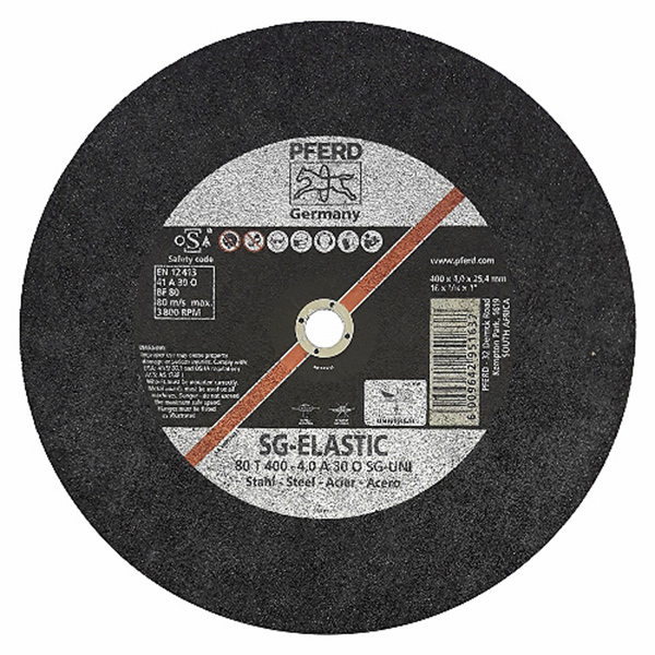 CUT DISC STEEL 400-4.0-25.4 PFERD CUT DISC STEEL 400-4.0-25.4 PFERD