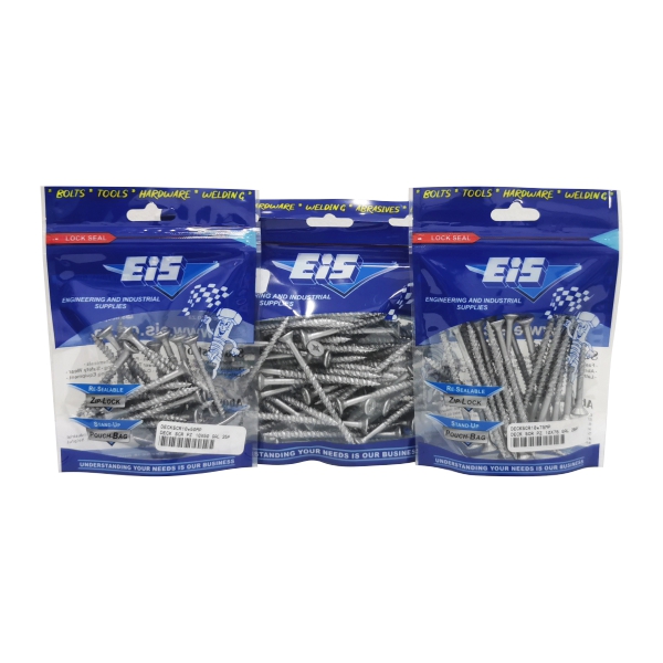 DECK SCREW PZ GALV 8X40 100PC DECK SCREW PZ GALV 8X40 100PC
