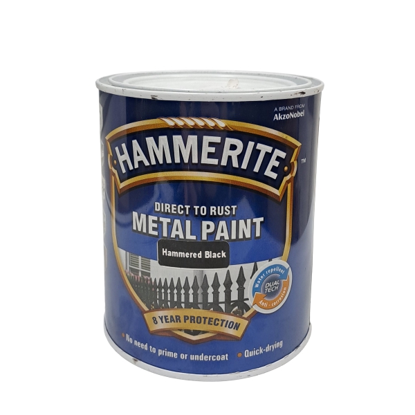 HAMMERITE HAM BLACK PAINT 1L HAMMERITE HAM BLACK PAINT 1L