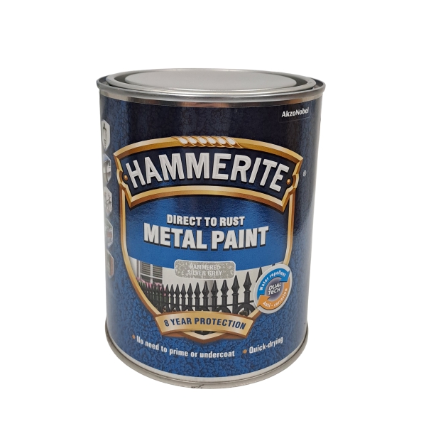 HAMMERITE HAM SILV GREY PAINT 1L HAMMERITE HAM SILV GREY PAINT 1L