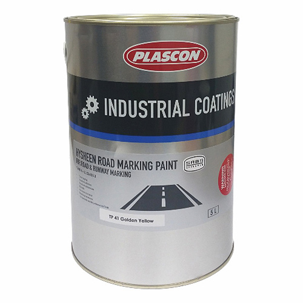 ROAD MARK GOLD YEL 5L PLASCON TP41 ROAD MARK GOLD YEL 5L PLASCON TP41