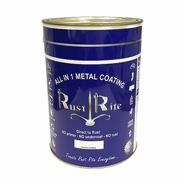 RUSTRITE HAMMERED WHITE EN 5L RUSTRITE HAMMERED WHITE EN 5L