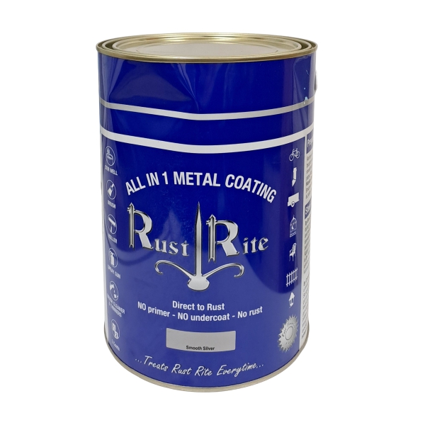 RUSTRITE SMOOTH SILVER 5L RUSTRITE SMOOTH SILVER 5L