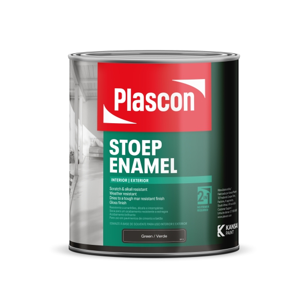 STOEP ENAMEL GREEN 1L PLASCON STOEP ENAMEL GREEN 1L PLASCON