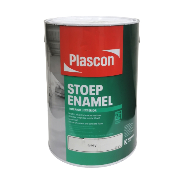 STOEP ENAMEL GREY 5LT PLASCON STOEP ENAMEL GREY 5LT PLASCON