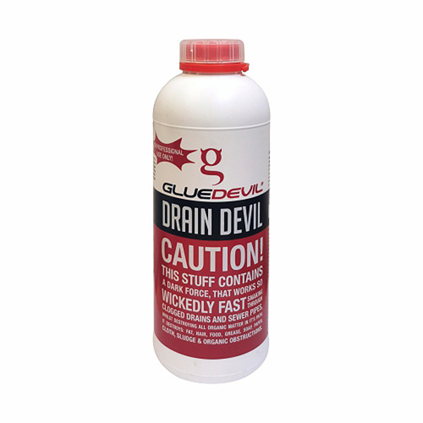 DRAIN CLEANER DRAIN DEVIL 1LTR DRAIN CLEANER DRAIN DEVIL 1LTR