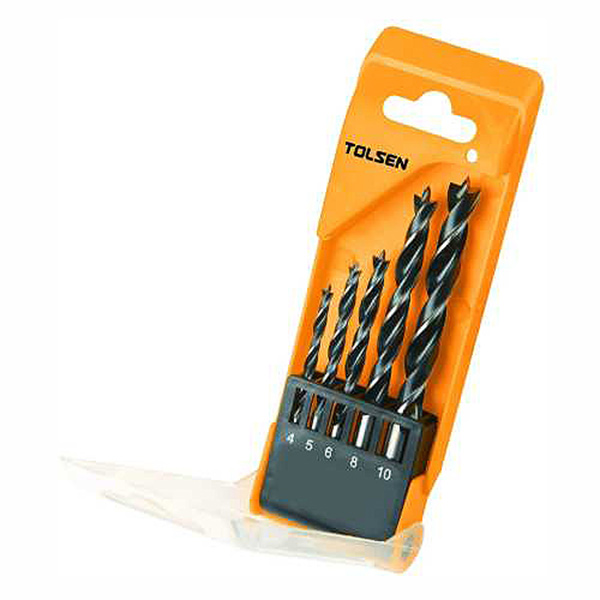 DRILL SET WOOD 5PC TOLSEN DRILL SET WOOD 5PC TOLSEN