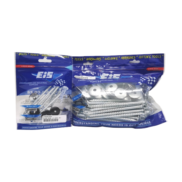 ROOF SCREW 5X75 C/W WASH 100PC ROOF SCREW 5X75 C/W WASH 100PC