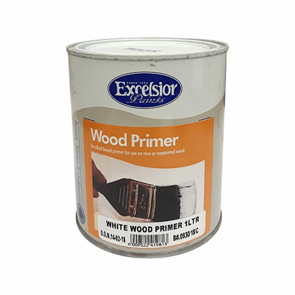 PRIMER WOOD WHITE 1LT EXCELSIOR PRIMER WOOD WHITE 1LT EXCELSIOR