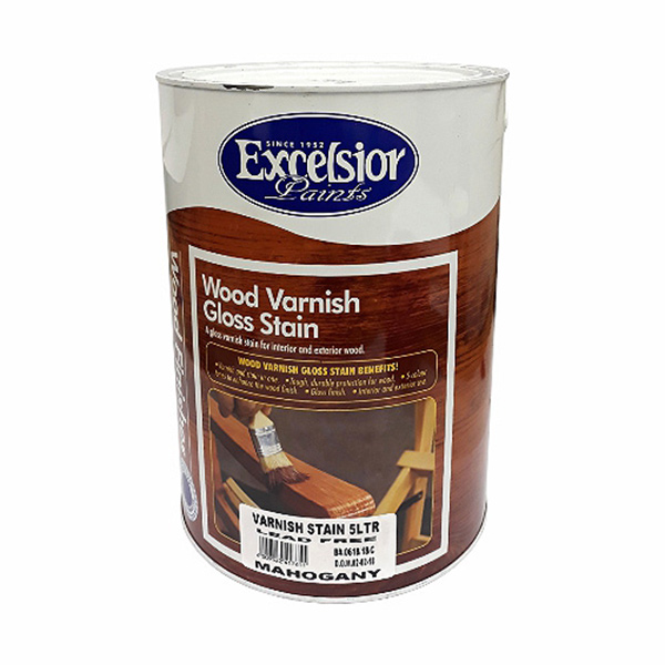 VARNISH WOOD MAHOG 5LT EXCELSIOR VARNISH WOOD MAHOG 5LT EXCELSIOR