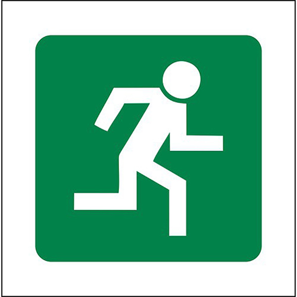 SIGN 290X290 GRN ESCAPE RIGHT SIGN 290X290 GRN ESCAPE RIGHT