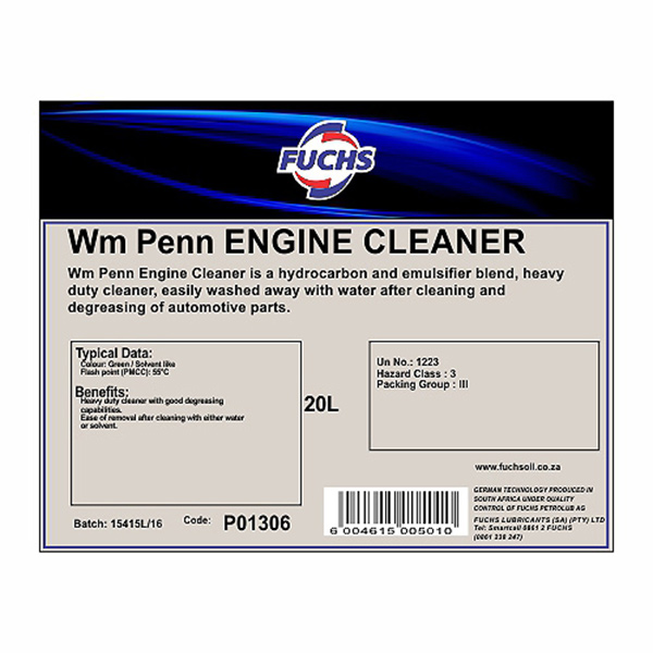ENGINE CLEANER 20L FUCHS TITAN ENGINE CLEANER 20L FUCHS TITAN