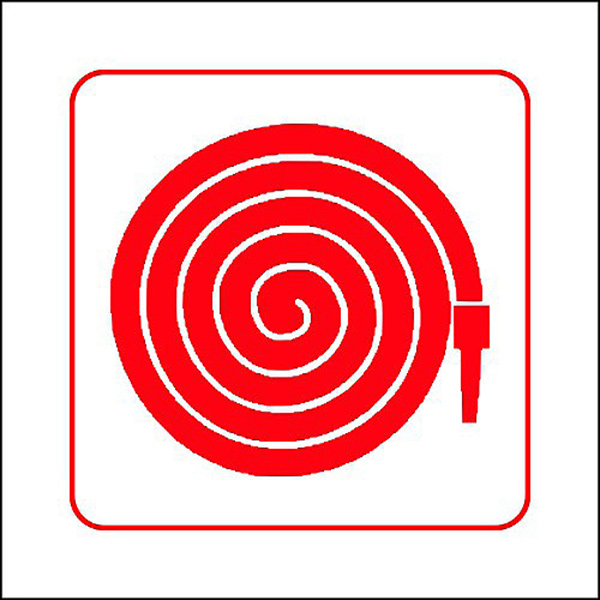 SIGN 290X290 FIRE HOSE SIGN 290X290 FIRE HOSE