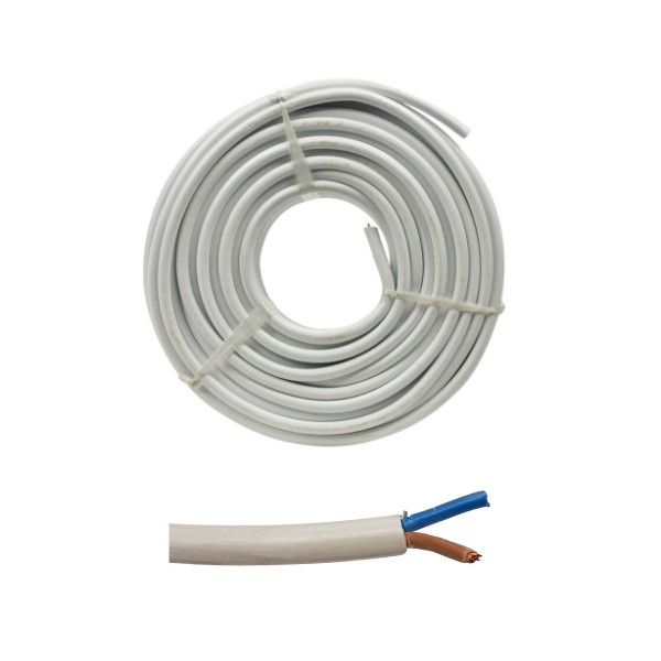 FLEX CABLE 2C 1.5MM WHITE 10MT FLEX CABLE 2C 1.5MM WHITE 10MT