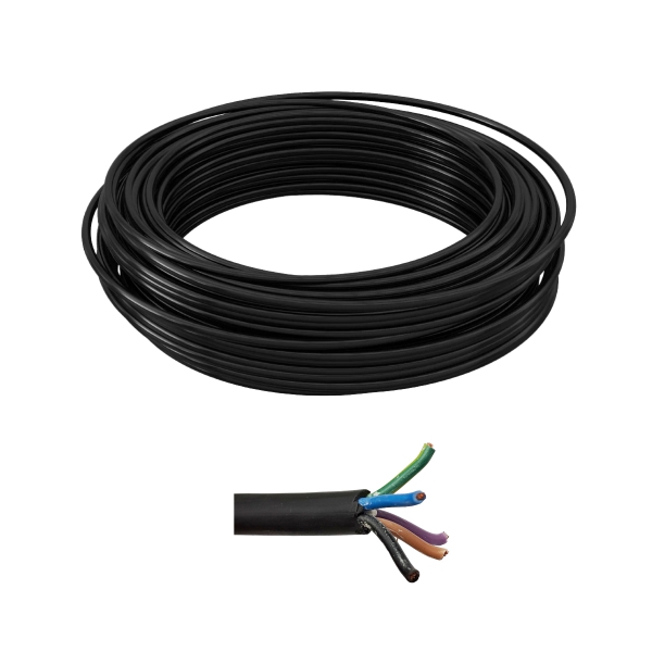 FLEX CABLE 5C .75MM BLACK 5MT FLEX CABLE 5C .75MM BLACK 5MT