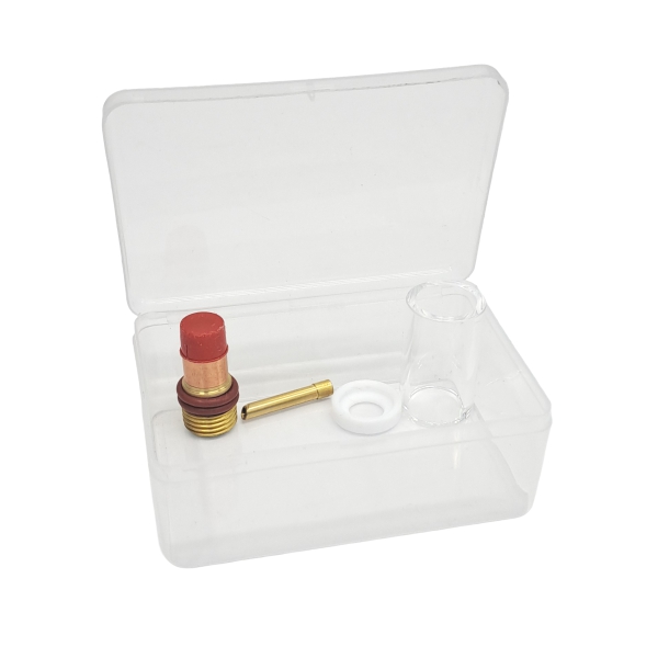 GAS LENS KIT STUBBY PYREX1.6MM GAS LENS KIT STUBBY PYREX1.6MM