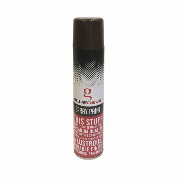 S/PAINT DARK BROWN 300ml GLUE DEVIL S/PAINT DARK BROWN 300ml GLUE DEVIL