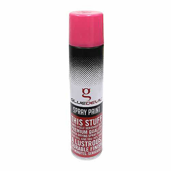 S/PAINT FL PINK 300ML GLUE DEVIL S/PAINT FL PINK 300ML GLUE DEVIL